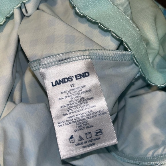 Lands' End Women's Square Neck Underwire Tankini Top Swimsuit size 12 - Picture 4 of 4